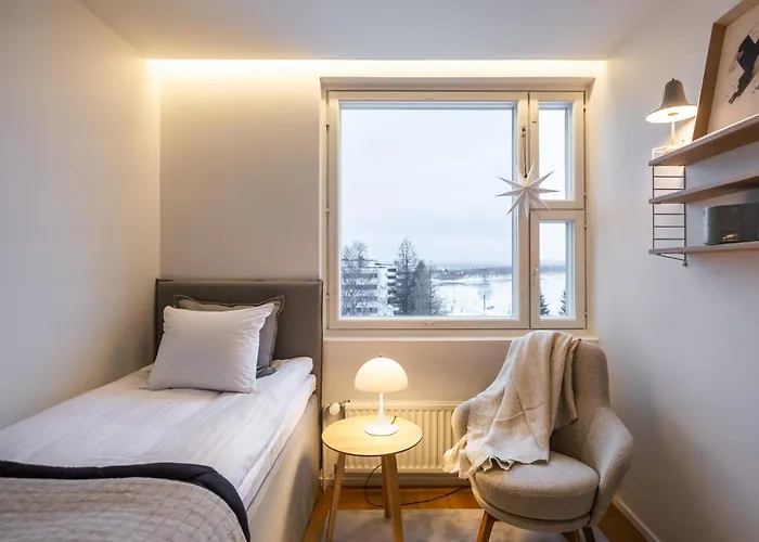 Penthouse Ounas With Private Sauna Апартаменты Рованиеми