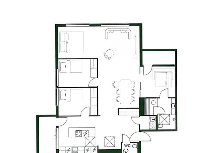 Апартаменты Penthouse Ounas With Private Sauna *