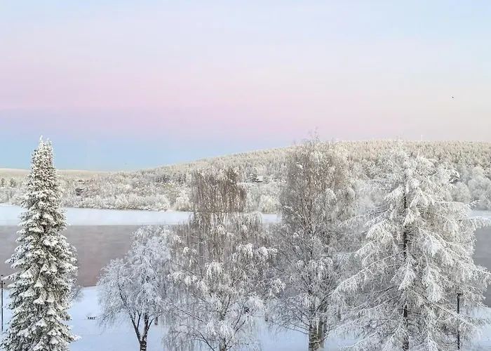 Апартаменты Penthouse Ounas With Private Sauna Рованиеми